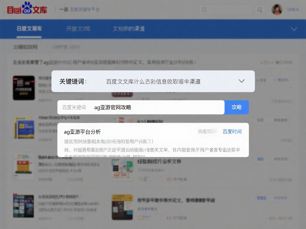 ag亚游官网 百度文库 (探索ag亚游官网在百度文库中的全面资源与应用）