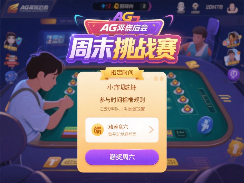 以AG亚游官网的一次周末挑战赛为例，活动要求玩家在