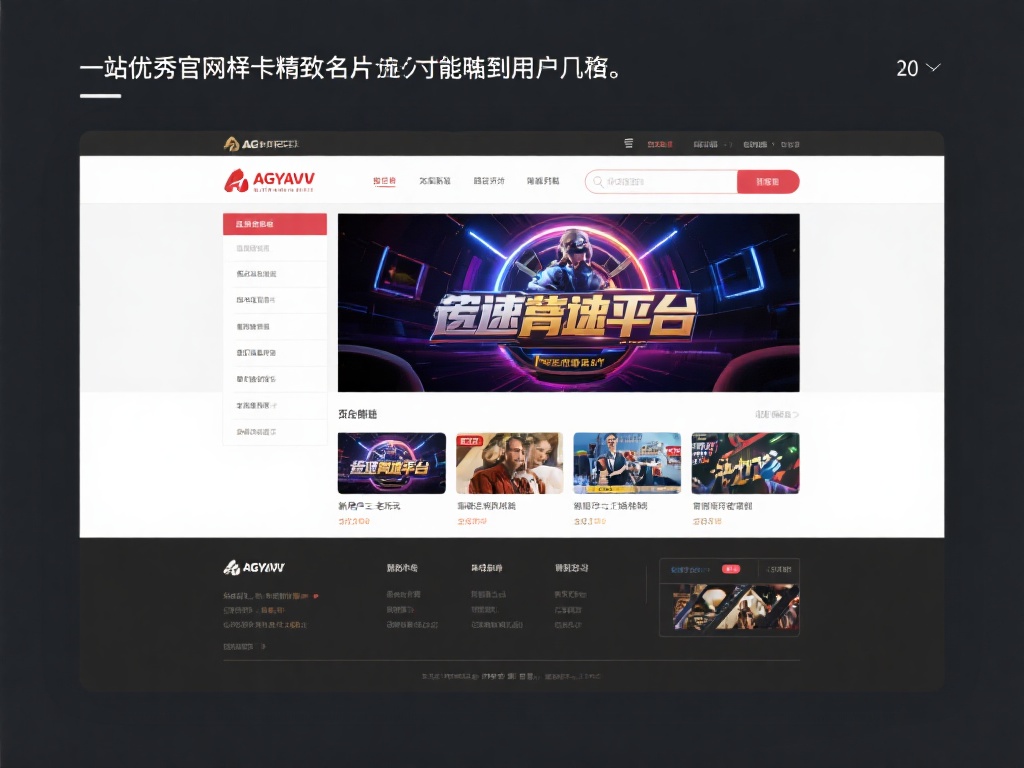 一个优秀的官网就像一张精致的名片，能够在短时间内抓